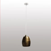 Pendelleuchte gold Metall strukturiert – Pendelleuchte E27