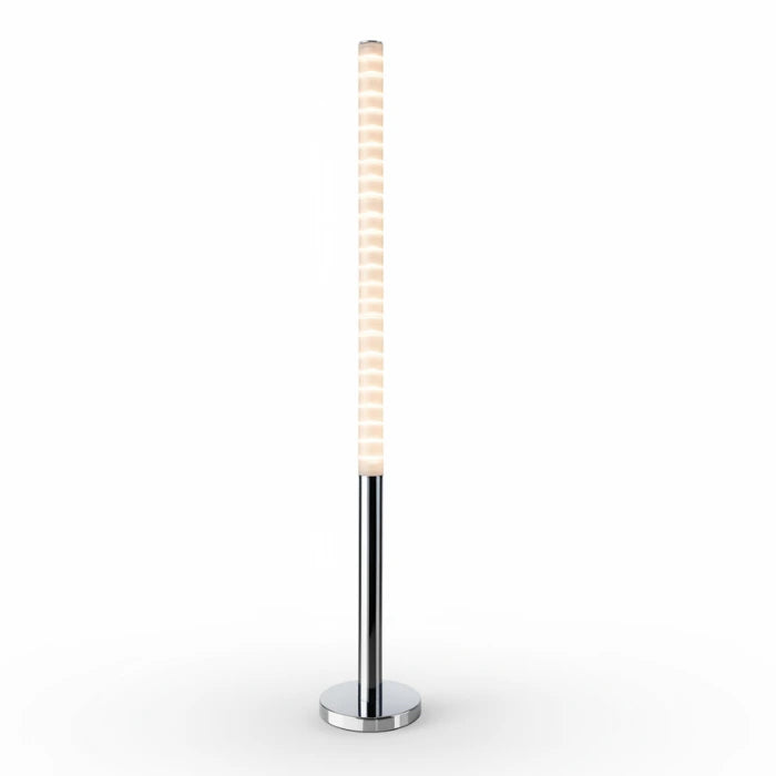 LED Lichtsäule Stehleuchte Pole dimmbar Chrom 130cm – Stehleuchte dimmbar