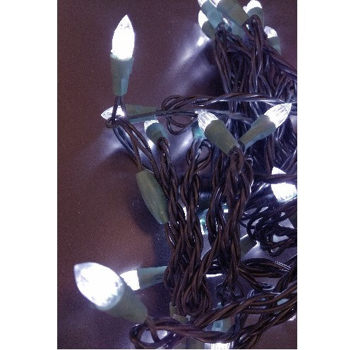 Klare LED Lichterkette 50er Mini Partylichter 5m innen weiß