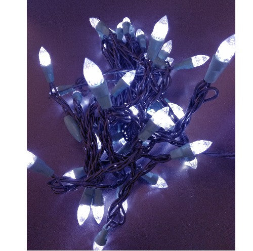 Klare LED Lichterkette 50er Mini Partylichter 5m innen weiß