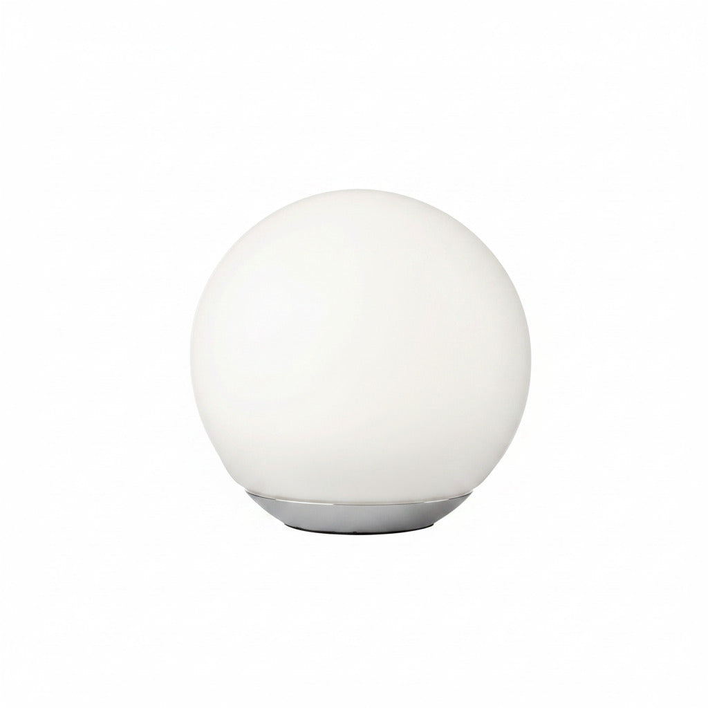 LED Kugelleuchte Puppi dimmbar Glas weiß 12cm Tischlampe