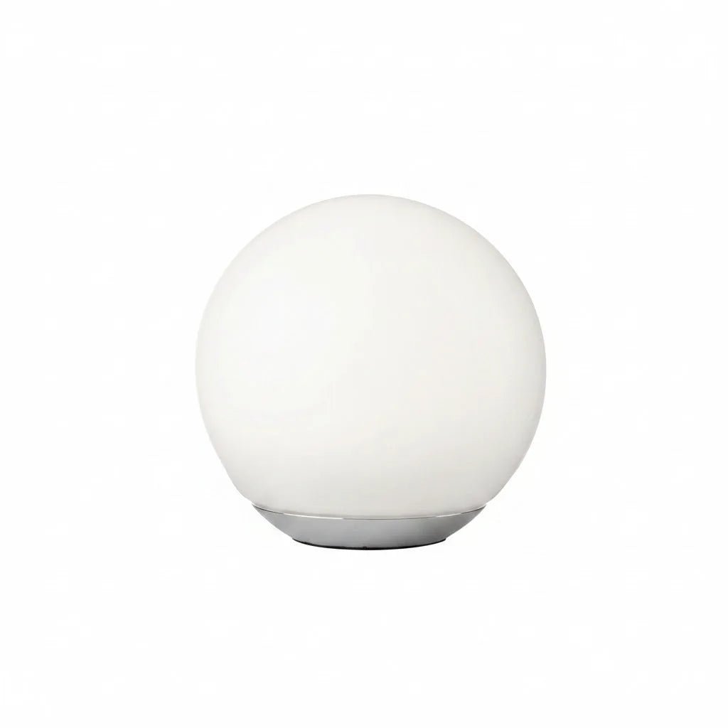 LED Kugelleuchte Puppi dimmbar Glas weiß 12cm Tischlampe
