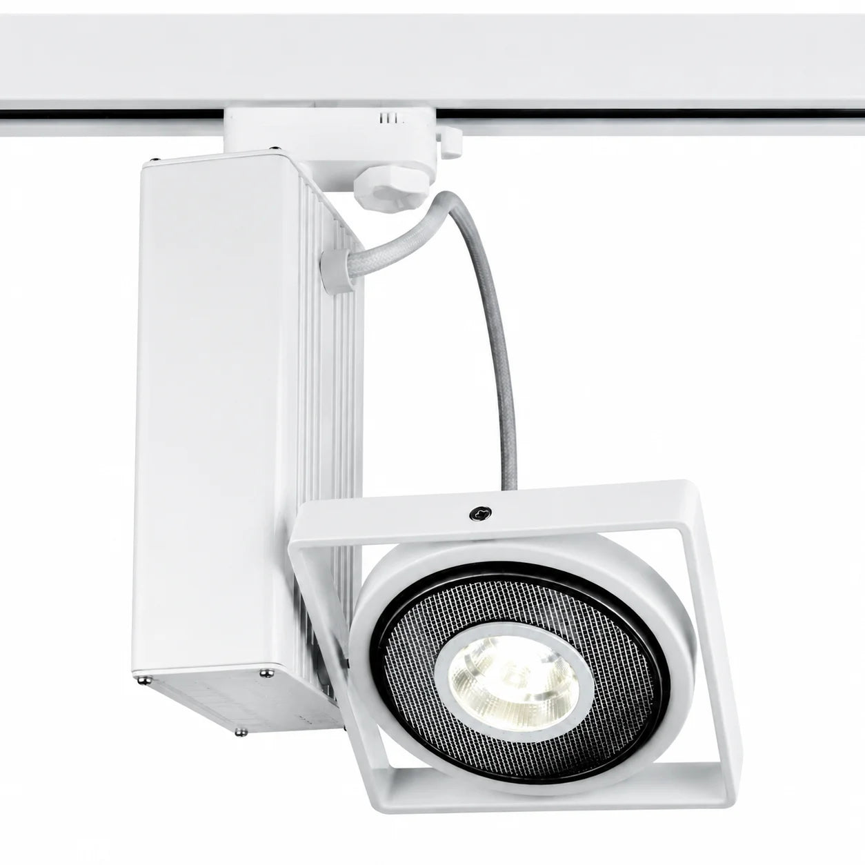 Hochwertiger LED 3-Phasen Strahler für professionelle Schienensysteme.
