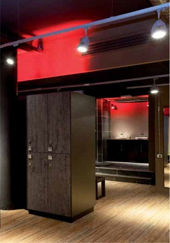 27W LED 3-Phasen Strahler Retail grau