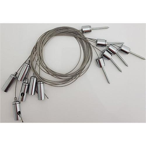 RHIV2 Seilabhängung 6er Set für Panel 100 cm stufenlos einstellbar