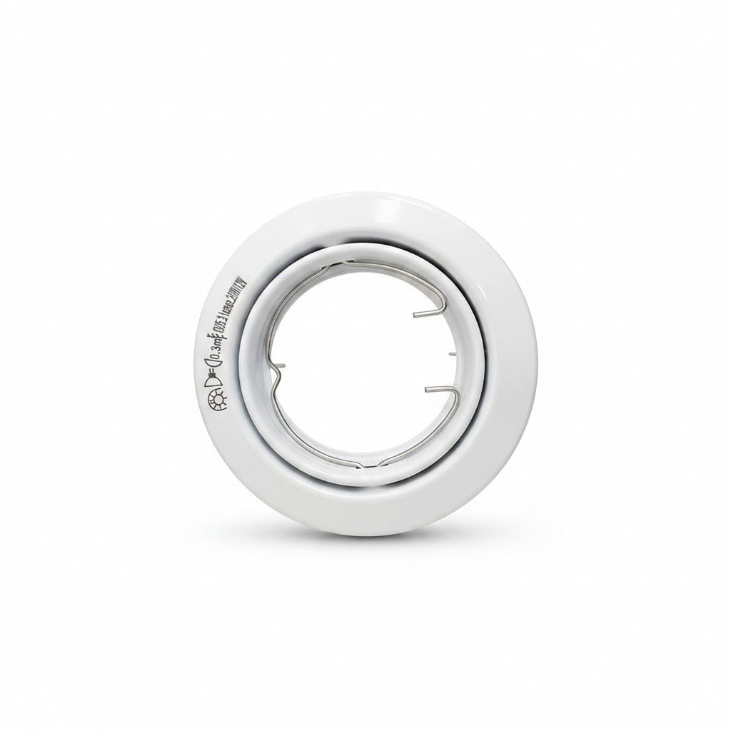 GU10 Einbaustrahler schwenkbar weiß – Einbaustrahler IP20, schwenkbar