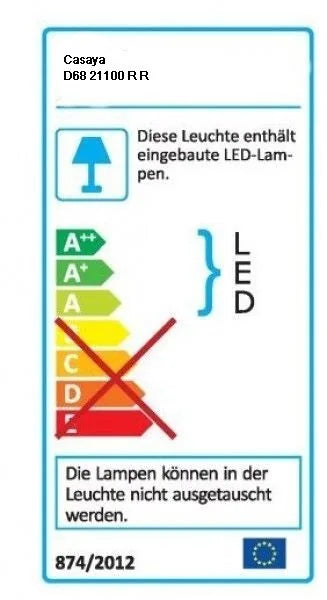 LED-Lichtleisten Casaya  Rot LED-Sticks 3er Set mit Netzteil Unterbauleiste 3x30cm