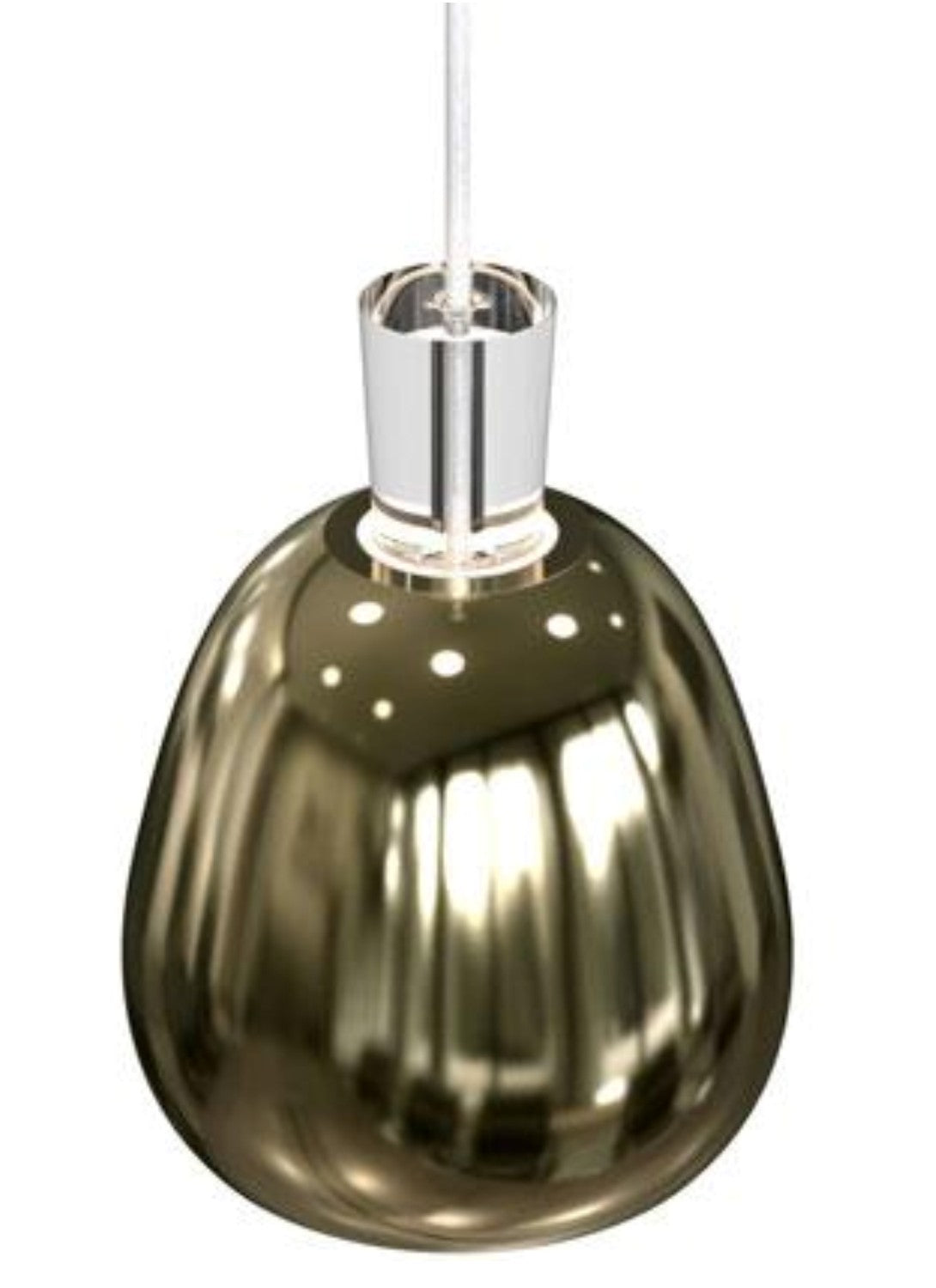 Pendelleuchte Shape II in Gold – Pendelleuchte dimmbar, höhenverstellbar, E27