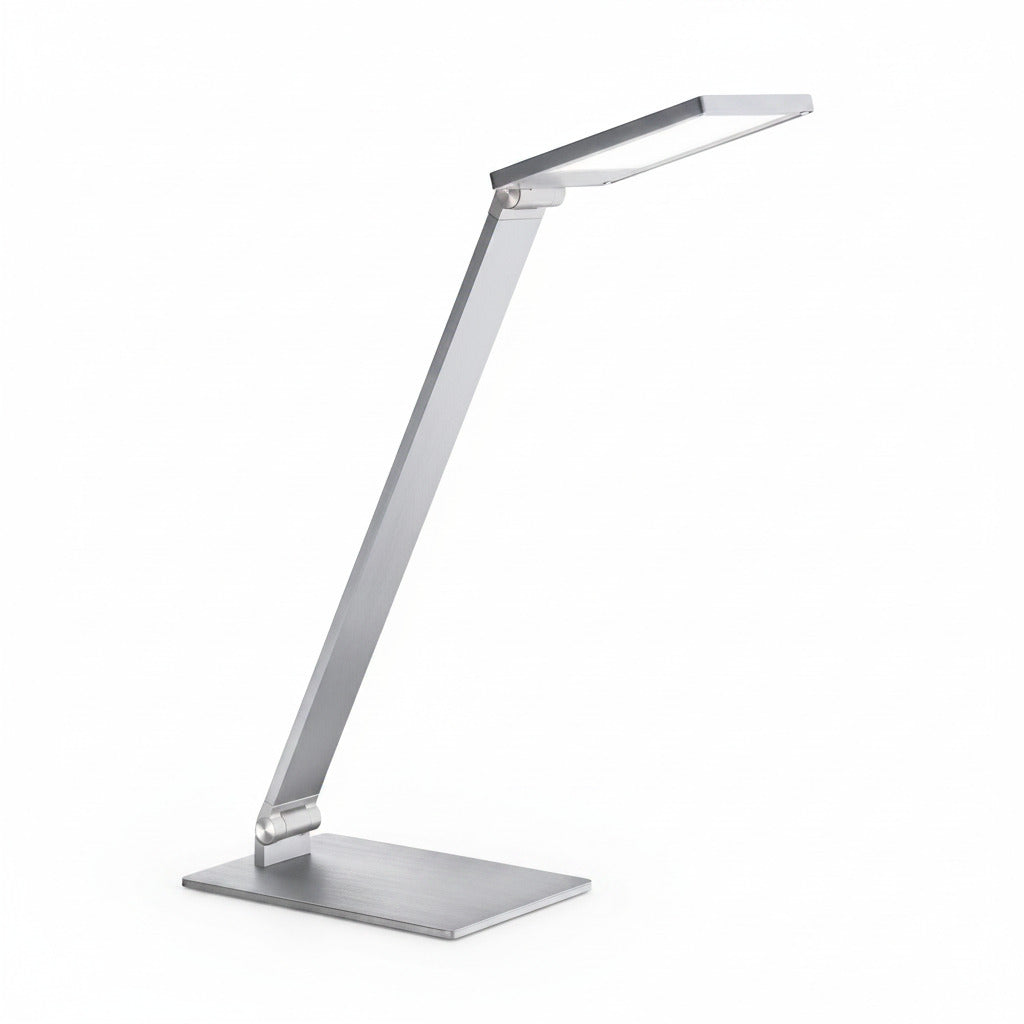 Verstellbare LED Schreibtischlampe Alu mit Touch Dimmer Geri Tischlampe