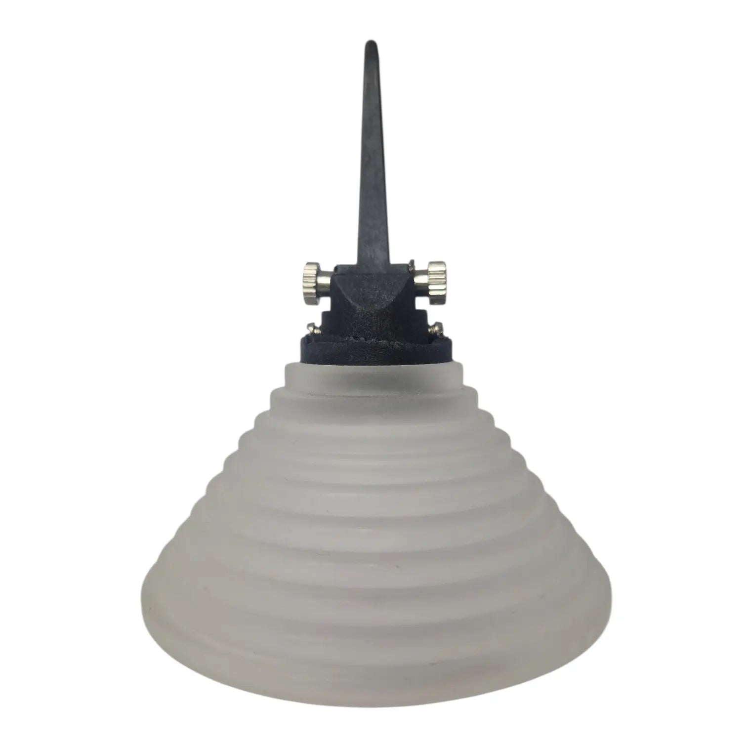 Seilstrahler 12V GY6.35 Fassung mit  Glas weiß Ø 85 mm Seilsystem niedervolt Spot Lampenglas milchglas  konisch geriffelt 