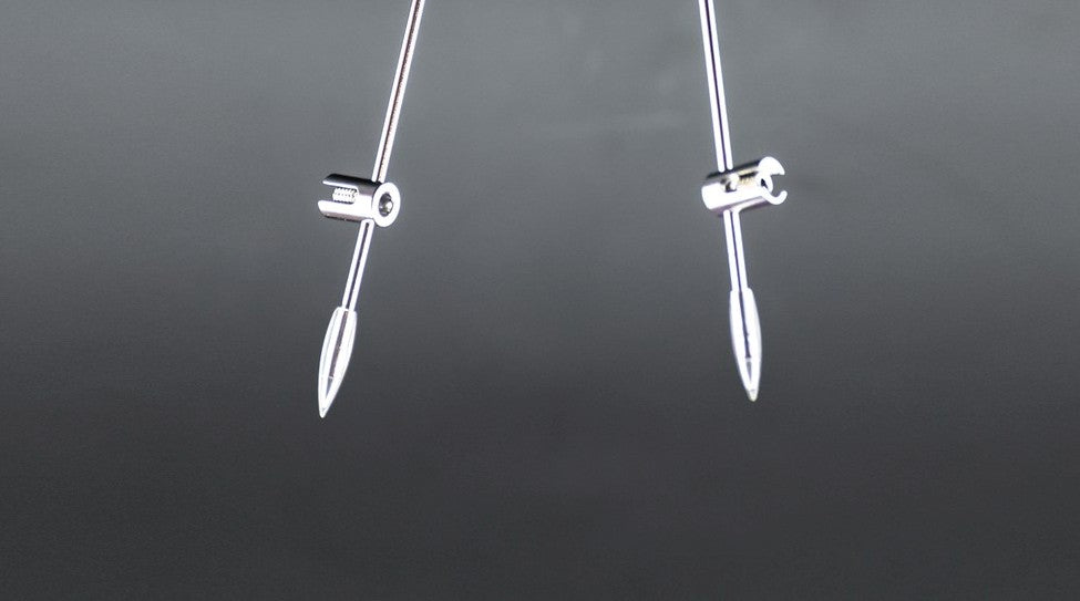 Seilklotz 2 Stück chrom für Seilsystem Halogen SEIL & STANGEN-ZUBEHÖR