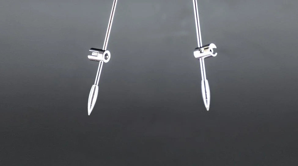 Seilklotz 2 Stück chrom für Seilsystem Halogen SEIL & STANGEN-ZUBEHÖR