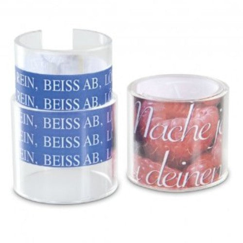 Serviettenring Acryl Rot 2-er Set Serviettenhalter