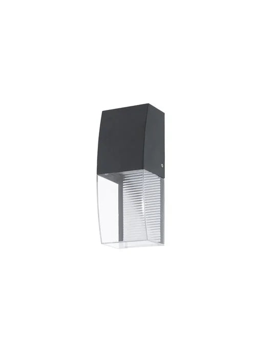 LED Wandleuchte außen Servoi anthrazit modern IP44