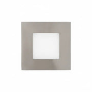 LED Slim Downlight Eckig Fueva 1 Nickel Matt Einbauleuchte – Einbaustrahler IP20, dimmbar