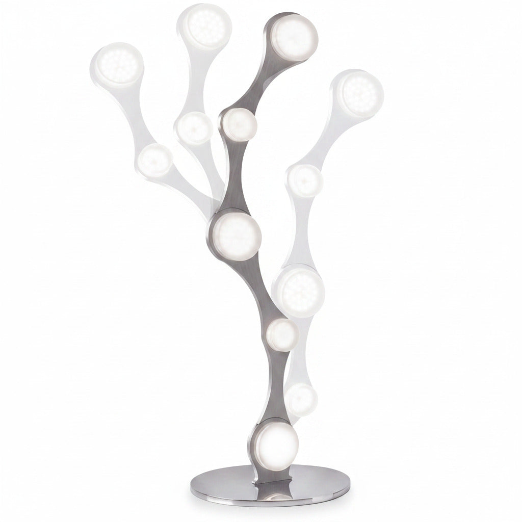 LED Tischlampe Smart mit Gelenken Alu dimmbar 65cm Tischlampe