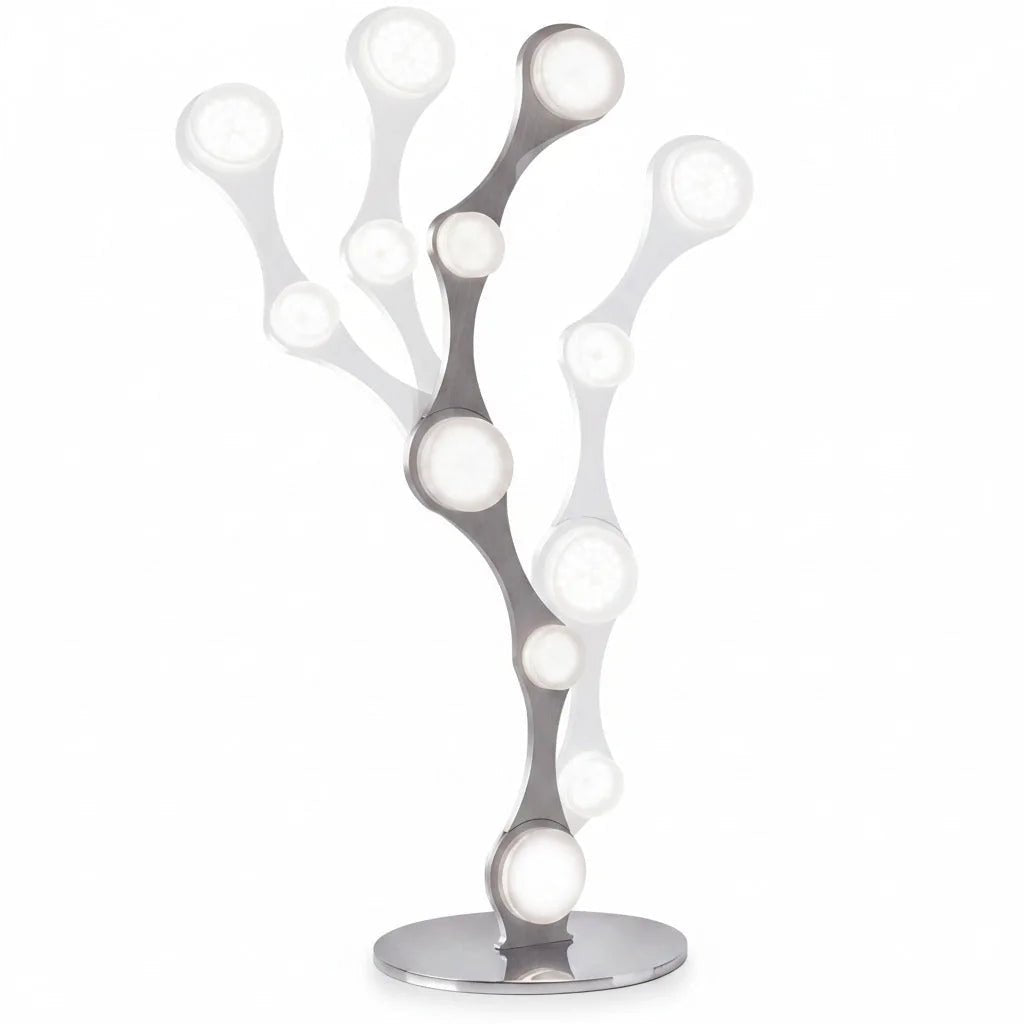 LED Tischlampe Smart mit Gelenken Alu dimmbar 65cm Tischlampe