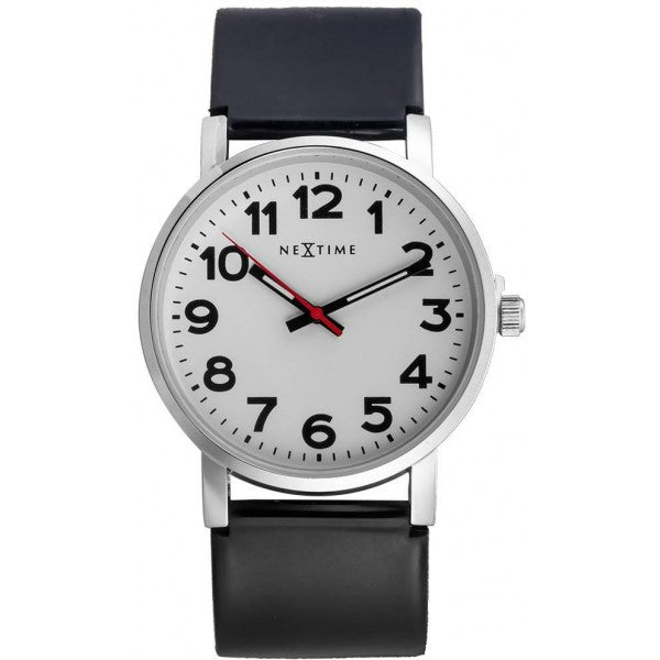 Armbanduhr Herren Station Nextime 6006, schwarz neue batterie