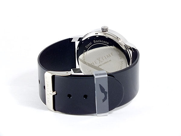 10x Armbanduhr Herren schwarz weiß Retro Station Nextime