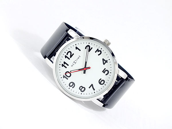 Armbanduhr Herren Station Nextime 6006, schwarz neue batterie