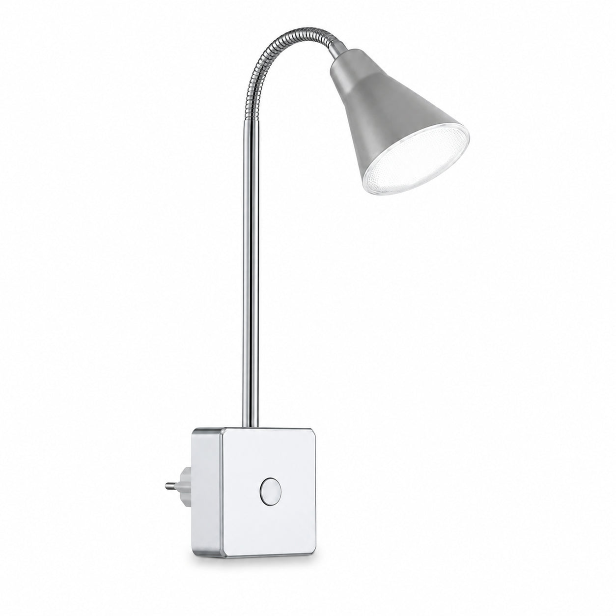 steckdosenlampe led mit schalter für steckdose 230v nera 92959 eglo