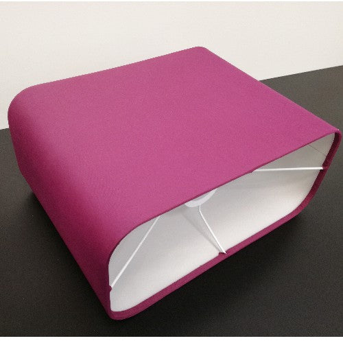 Stoff Lampenschirm lila E27 32x15 Baumwolle Oval Lampenschirm – saasil.de