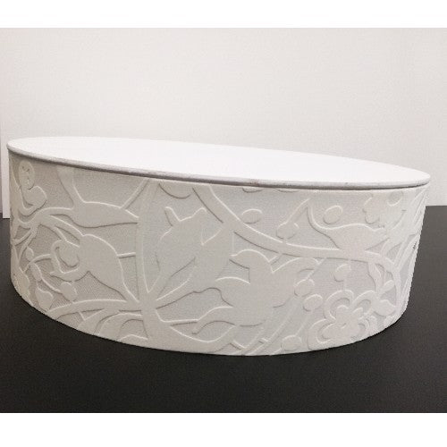 Stoff Lampenschirm mit Blender Rund Creme Stehleuchte – Lampenschirm Stoff