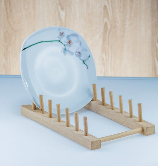 Abtropfgestell Holz 25cm Abtropfgitter Abtropfkorb Geschirr Stander Ho – stilvolles Wohnaccessoire & Dekoartikel aus Europa