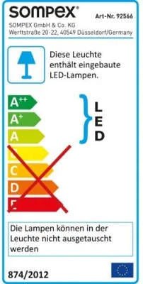LED Schreibtischleuchte Calla weiß 6W Dimmbar