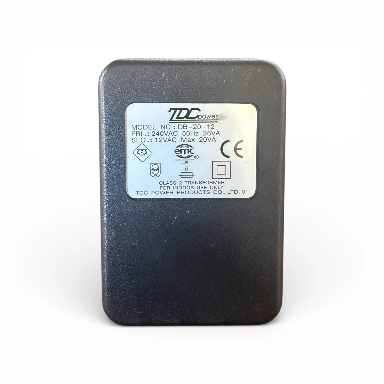 TDC DB-20-12 Transformator 240V auf 12V AC 20VA Class 2 Innenbereich