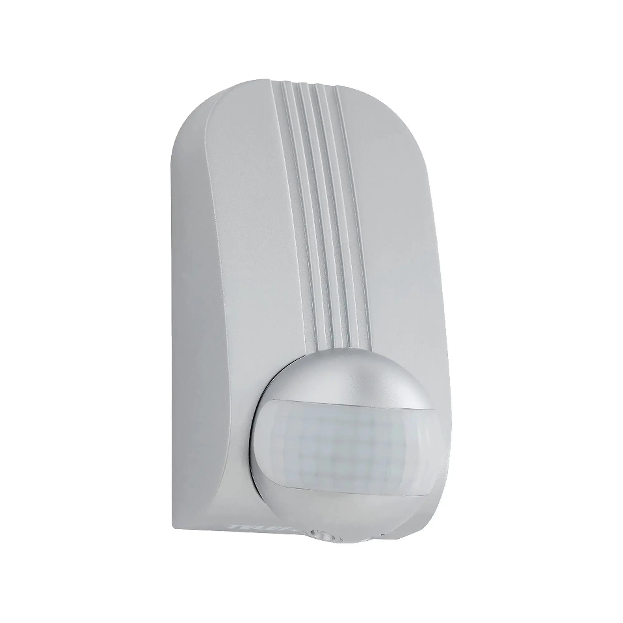 Bewegungsmelder für Eckmontage silber Reichweite 12m 180° IP44