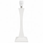 Lampenfuß für Tischlampe groß weiß 40cm hoch Seren 681010 weiß aus Holz mit E27 Fassung – Various Leuchten