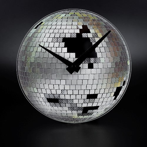 Tischuhr Little Disco Discokugel Wanduhr Ø˜20cm 5172 – stilvolles Wohnaccessoire & Dekoartikel aus Europa