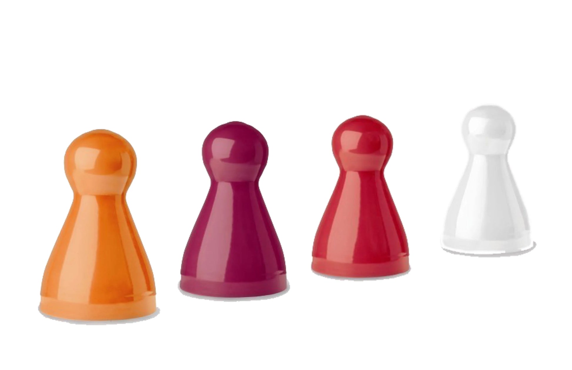 Tischleuchte TOY Glas rot Spielfigur-Form