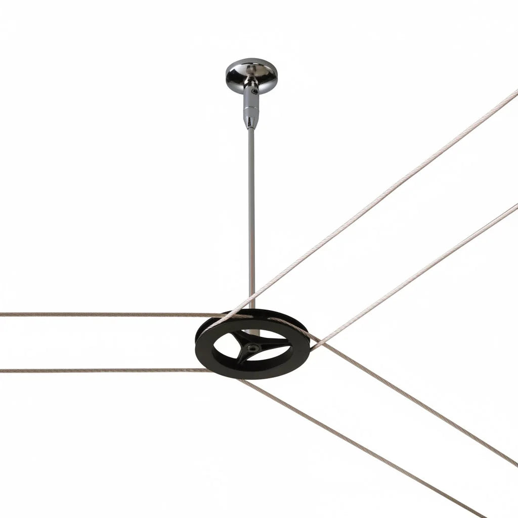 Umlenker Y Kunststoff Schwarz Zubehör für Seilsystem 12V
