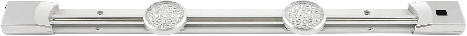 LED Unterbaulampe 60 cm mit beweglichem Spot-System und kaltweißer Beleuchtung