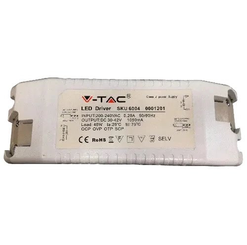 V-TAC LED Driver 45W 1050mA  30-42V für LED Panel – LED-Treiber 24V