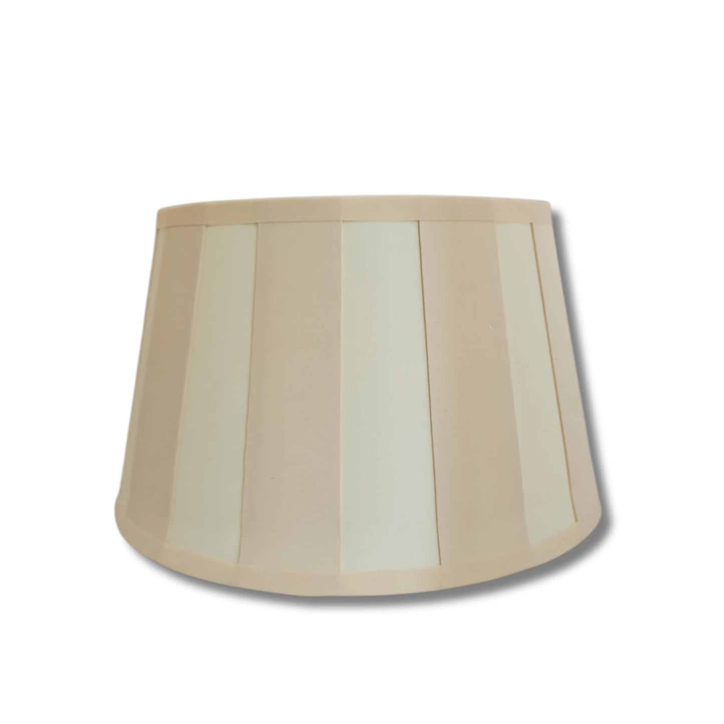 Various Lampenschirm creme mit Streifenmuster für Tischlampen und Wandleuchten, E27