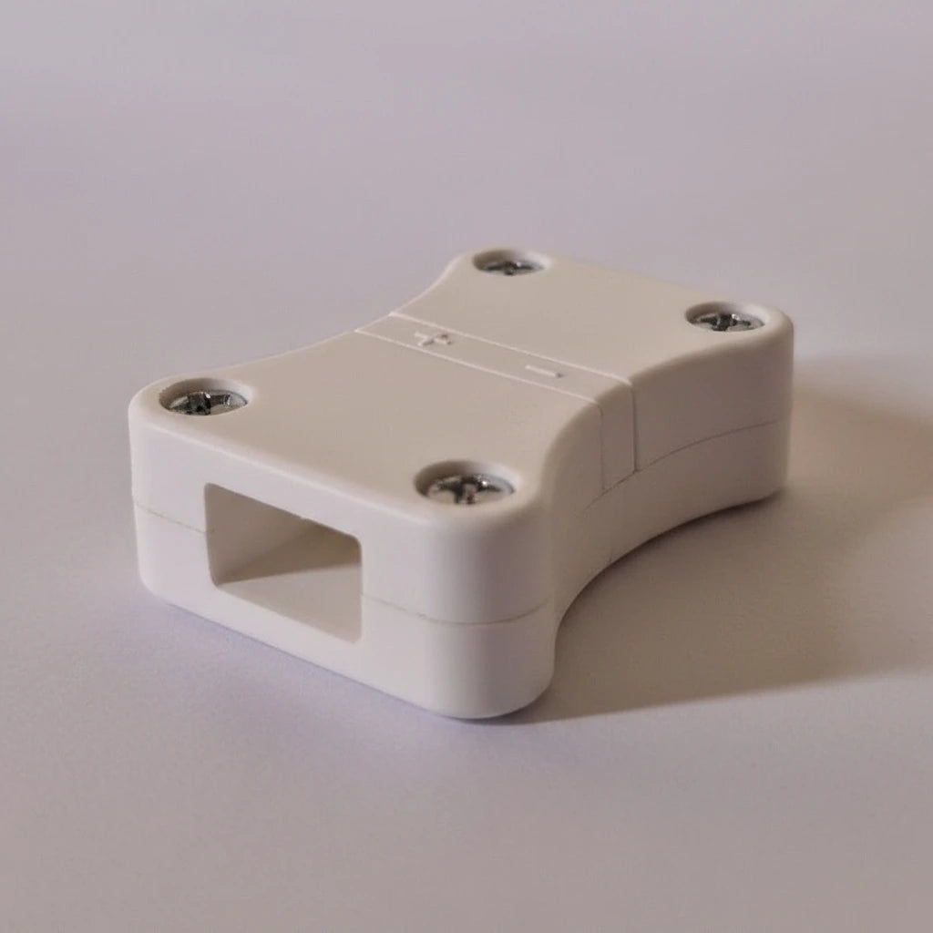 Verbinder Connector 2-polig für LED Streifen Stripes 230V 220V AC plus minus pol