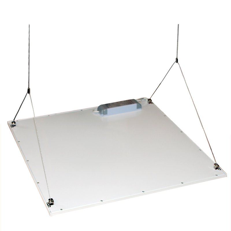 Seilabhängung verstellbar LED Panel 2er Set max 10 Kg Montageset 1,5m Karabinerhaken 