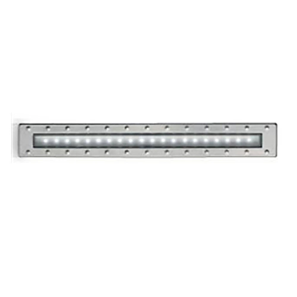 LED Lichtleiste Wandeinbauleuchte Ginevra aus rostfreien Edelstahl kaltweiß 26cm 12V IP43 leonardo relco 30860 