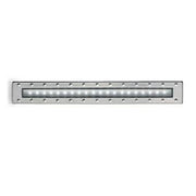 LED Lichtleiste Wandeinbauleuchte Ginevra aus rostfreien Edelstahl kaltweiß 26cm 12V IP43 leonardo relco 30860 
