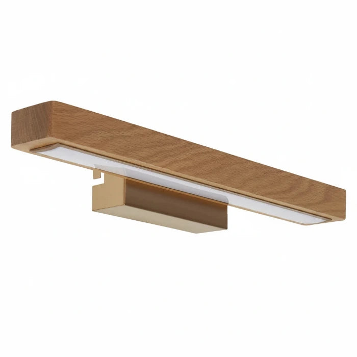 Wandlampe LED aus Holz Eiche warmweiß breite schmal Wandleuchte näve 1291627