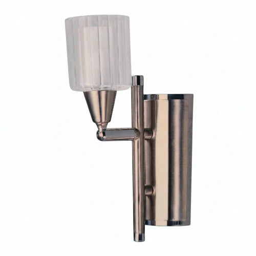 Kleine Wandleuchte Spira Messing mit geriffelten Glas klar G9 dimmbar wandfackel gold mit lampenglas klar eglo 83747