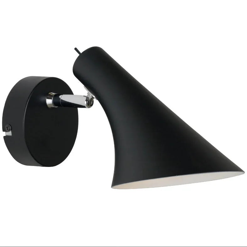 Wandleuchte mit Zuleitung und Schalter Vanila schwarz – Wandleuchte LED