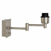 Light & Living SWING Wandleuchte Nickel satiniert mit schwenkbarem Gelenkarm und Kippschalter – 3106028