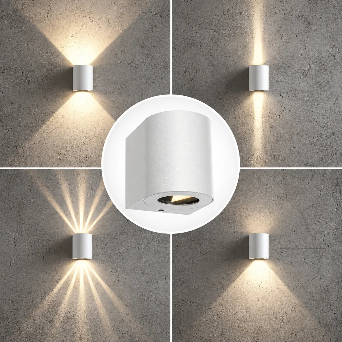 Nordlux Canto LED Wandleuchte weiß mit Up- und Downlight nordlux 77571001