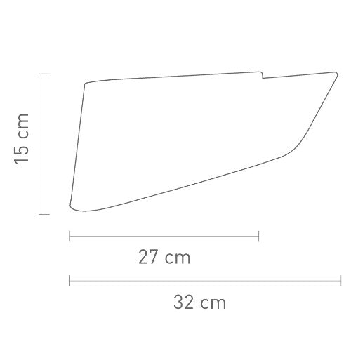 Moderne Wandleuchte Chrom Design Harmony