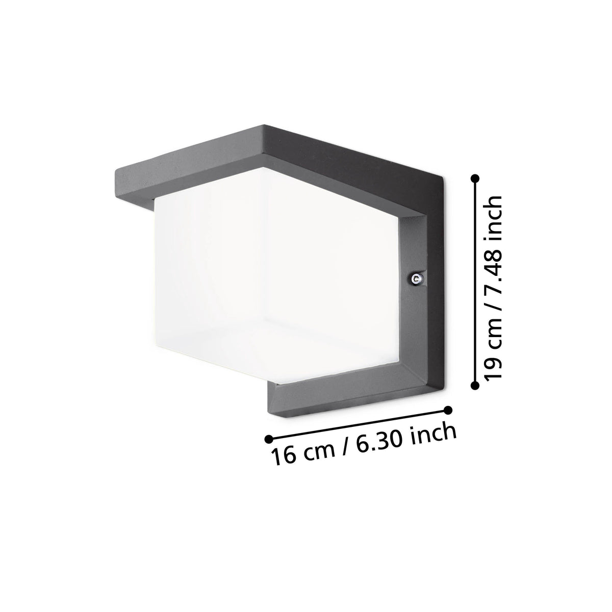 LED Außenwandleuchte EGLO DESELLA 1 für Hauseingang und Haustür