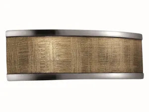 Wandleuchte Shine LED Leuchte Up Down antik gold mit Muster halbrund warmweiß Honsel Leuchten 18622 36cm breit 11 cm hoch
